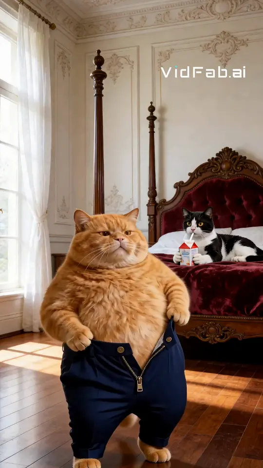 Milk Break watermarked pet video template