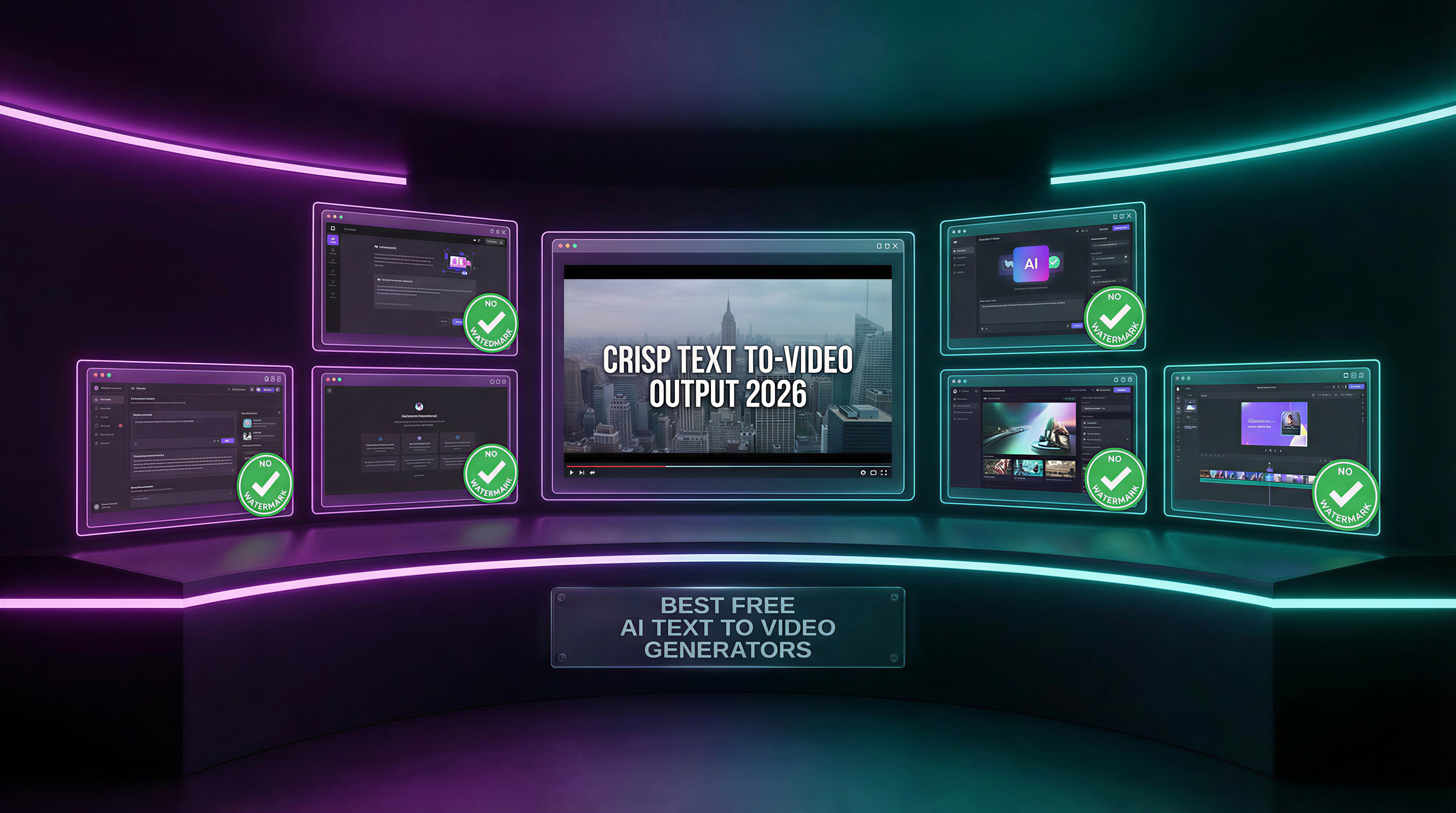 7 Best Free Text to Video AI Tools (No Watermark 2026) | VidFab AI Blog ...